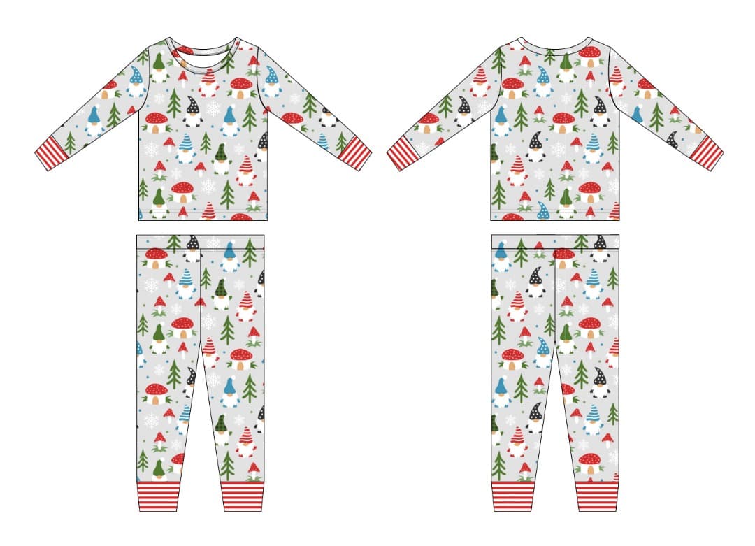 Long discount sleeved pjs