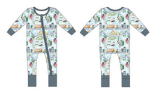 Load image into Gallery viewer, Tiny Town Long Sleeve Romper
