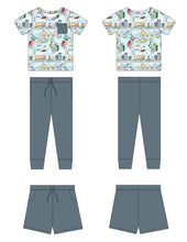 Load image into Gallery viewer, Tiny Town 4-Piece Jogger Daywear
