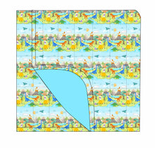 Load image into Gallery viewer, Dino quilted Blanket
