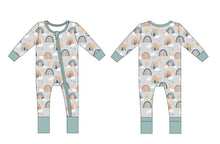 Load image into Gallery viewer, Rainbow Road Long Sleeve Romper
