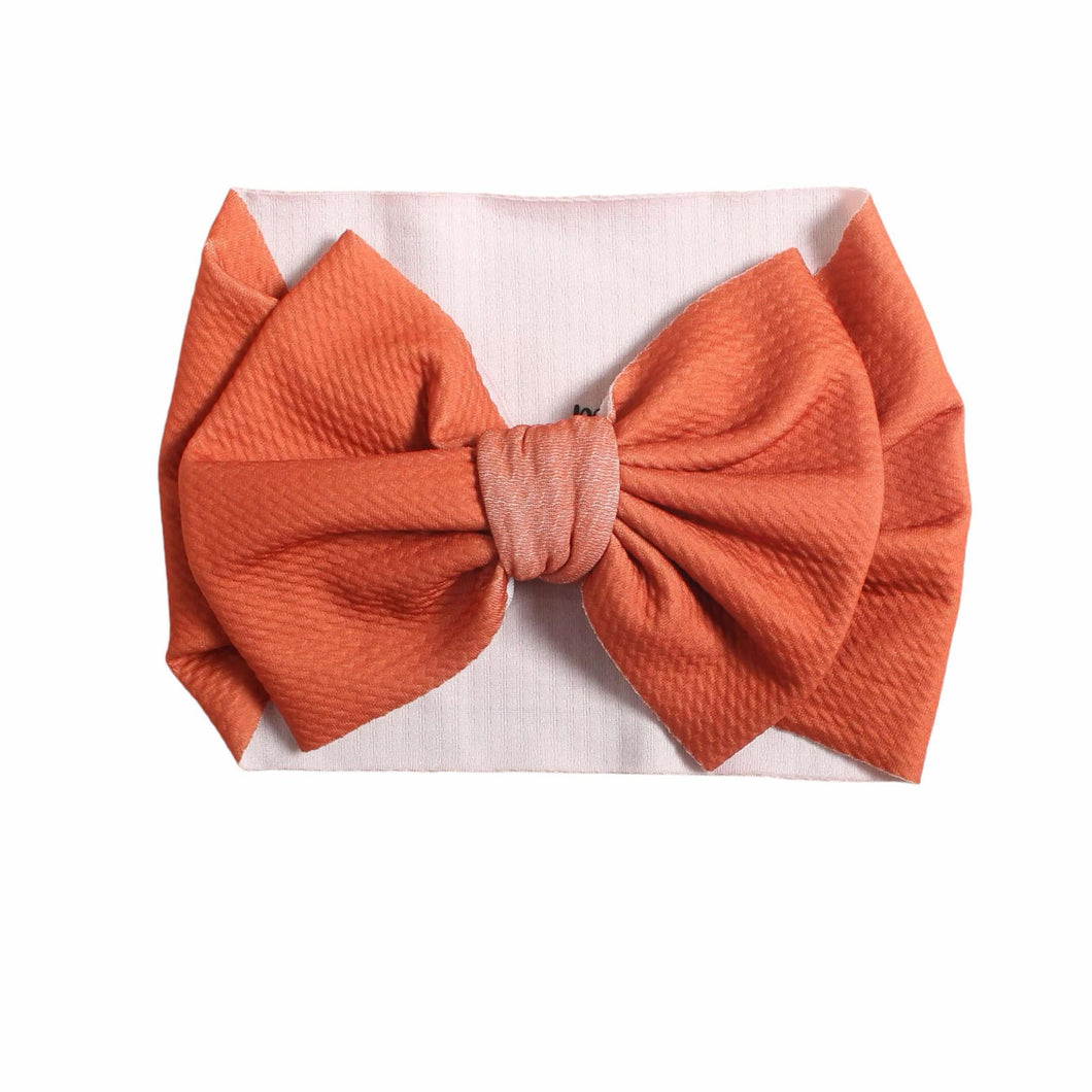 Pumpkin Pie Big Bow Headband