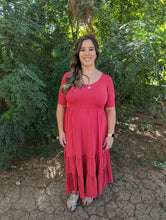 Load image into Gallery viewer, Red Women&#39;s Maxi Dress

