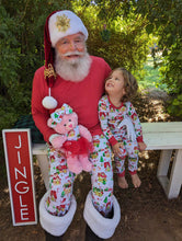 Load image into Gallery viewer, Santa&#39;s Village 2-Piece Long Sleeve Pjs
