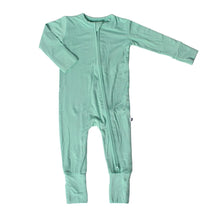 Load image into Gallery viewer, Minty Mint Long Sleeve Romper
