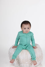Load image into Gallery viewer, Minty Mint Long Sleeve Romper
