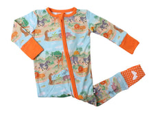 Load image into Gallery viewer, Sunny Safari Long Sleeve Romper
