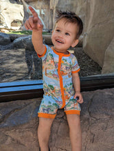 Load image into Gallery viewer, Sunny Safari Shorts Romper
