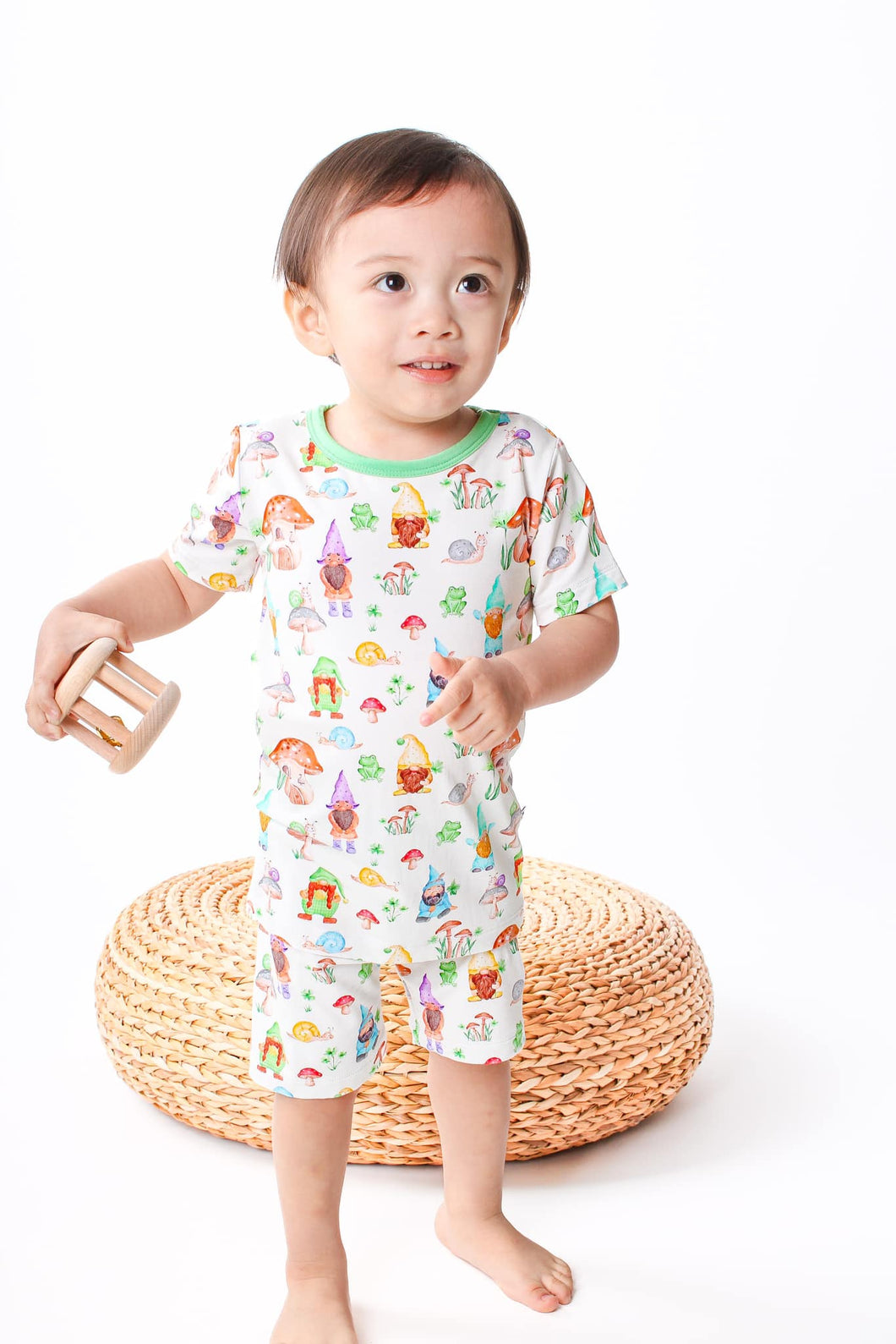 Garden Gnomes 2-Piece Shorts Pjs