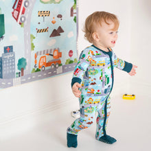 Load image into Gallery viewer, Tiny Town Long Sleeve Romper
