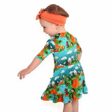 Load image into Gallery viewer, Camping Critters Girls Dress with bottoms
