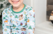 Load image into Gallery viewer, Snowy slopes 2-Piece Long Sleeve Pjs
