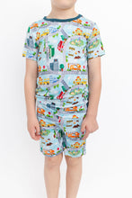 Load image into Gallery viewer, Tiny Town 2-Piece Shorts Pj
