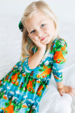 Load image into Gallery viewer, Camping Critters Girls Dress with bottoms
