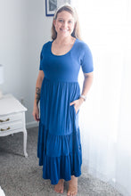 Load image into Gallery viewer, Navy Blue Women&#39;s Maxi Dress
