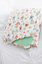 Load image into Gallery viewer, Garden Gnomes Quilted Blanket
