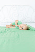 Load image into Gallery viewer, Grassy Green Adult Quilted Blanket
