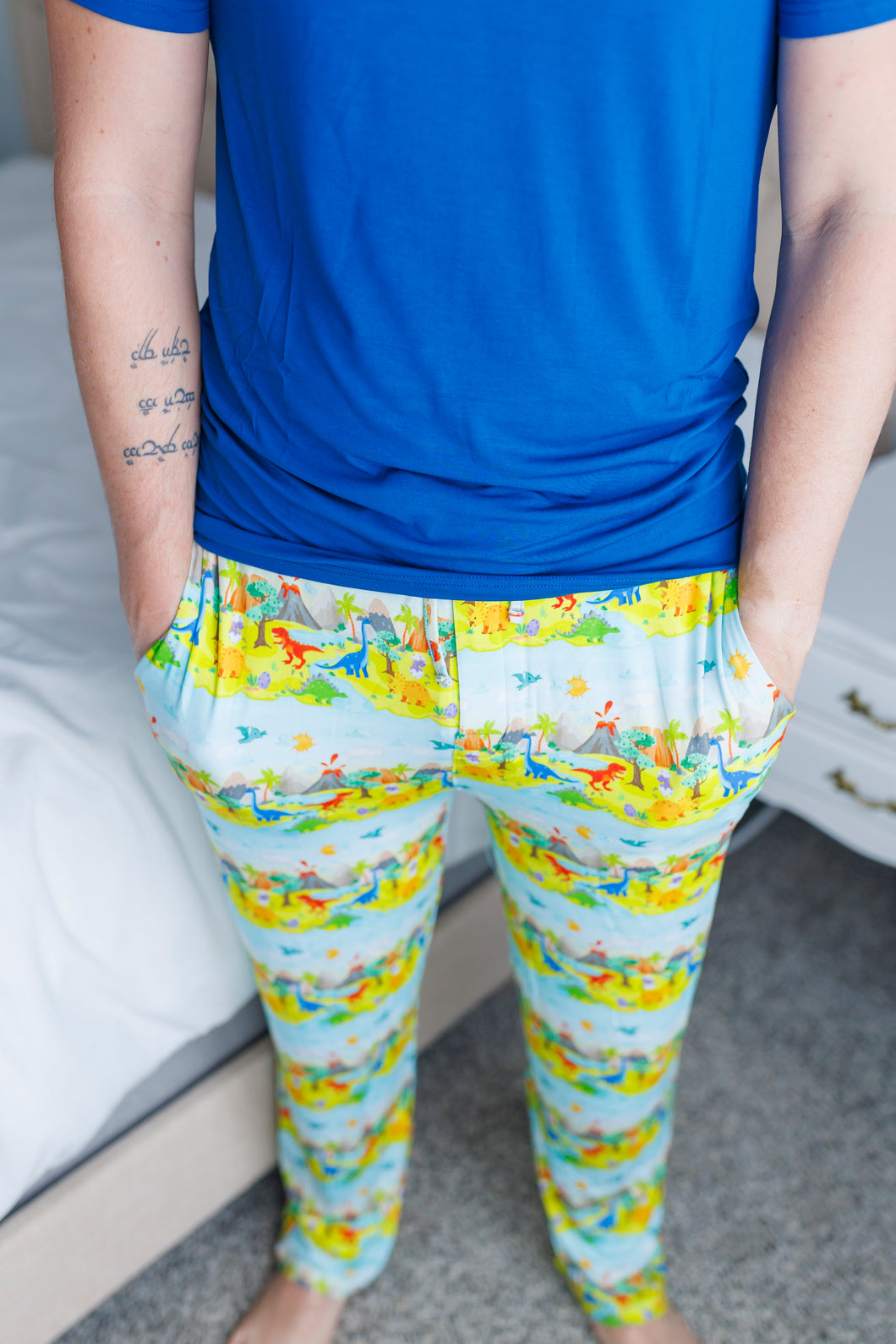 Dino Men's bottom pjs