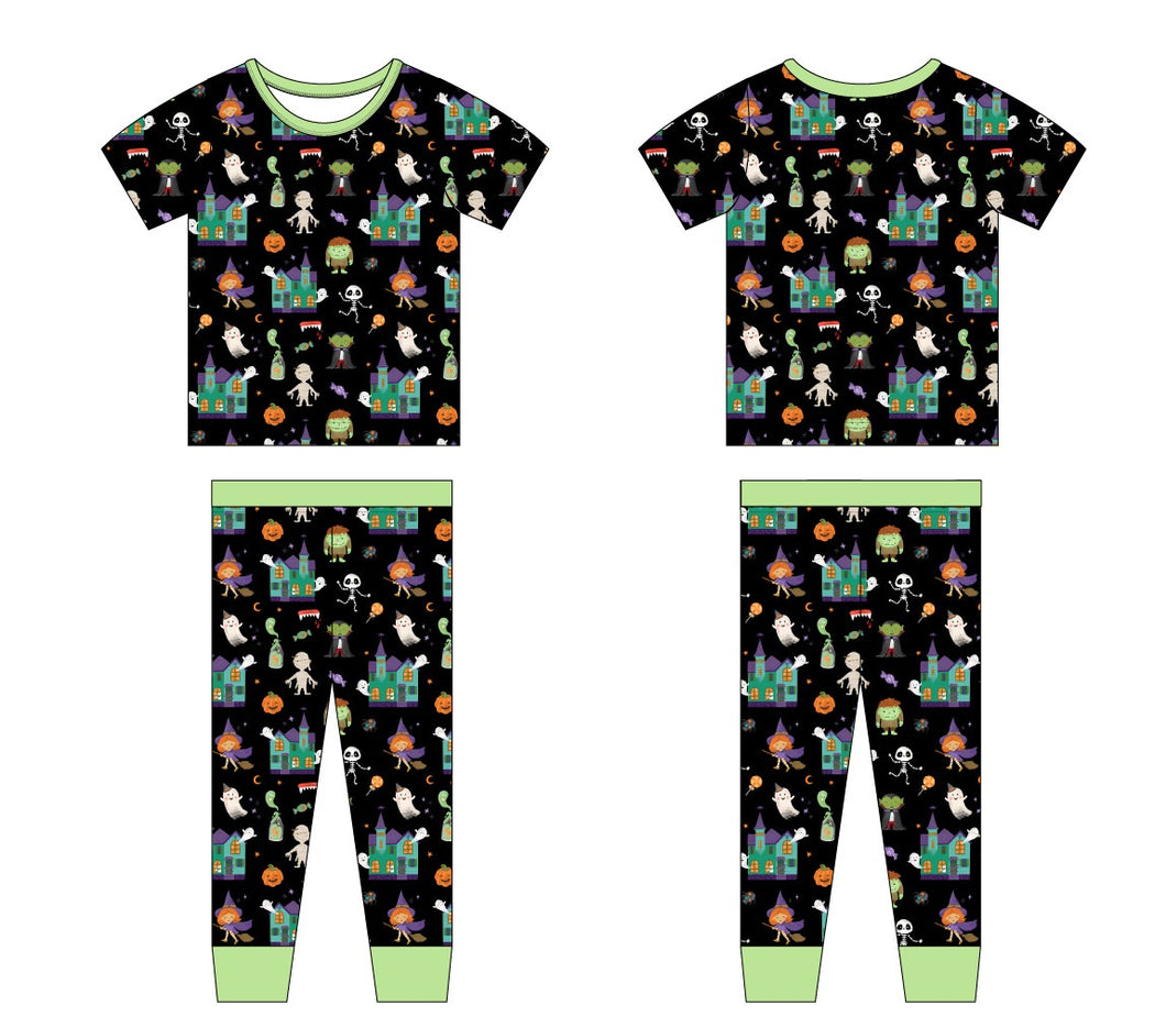 Halloween 2-Piece Short Sleeve Pjs