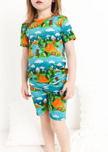 Load image into Gallery viewer, Camping Critters 2-Piece Shorts Pjs
